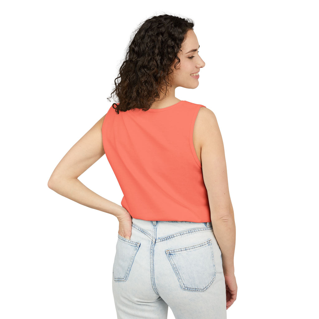 Halloween Pumpkin-Lit Street Tank Top (Woman)