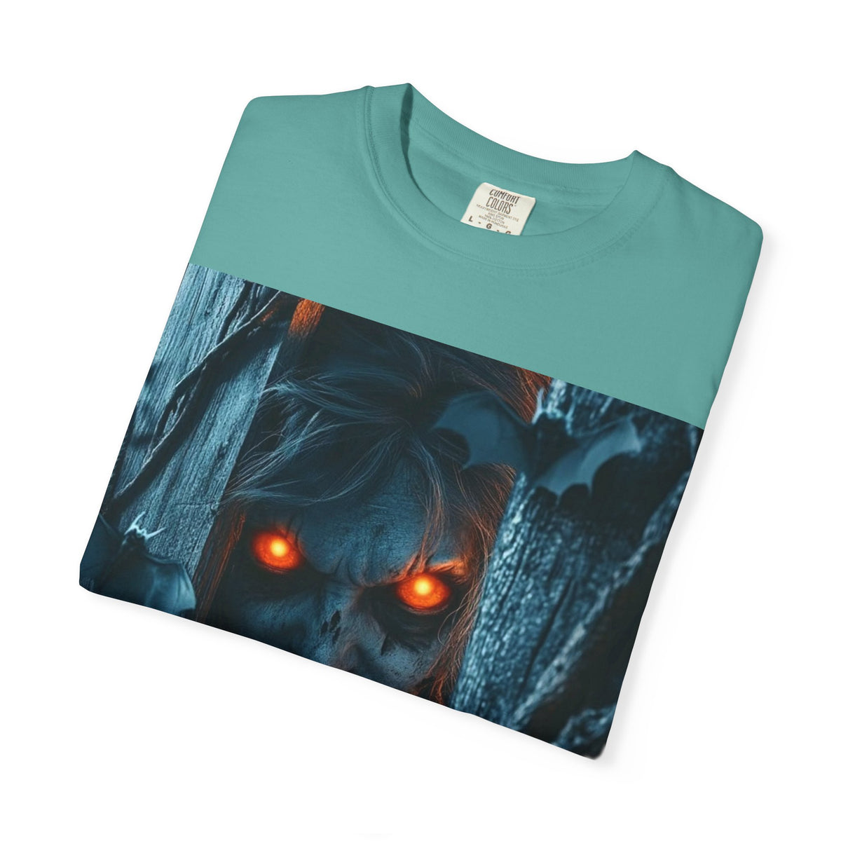 Halloween Werewolf Pumpkin Graphic T-Shirt (Man)