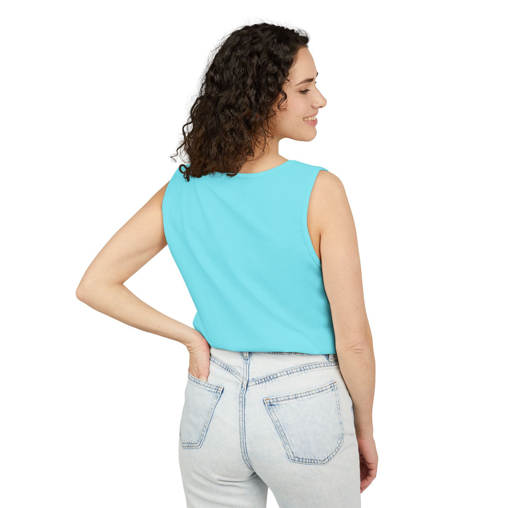 Halloween Pumpkin-Lit Street Tank Top (Woman)
