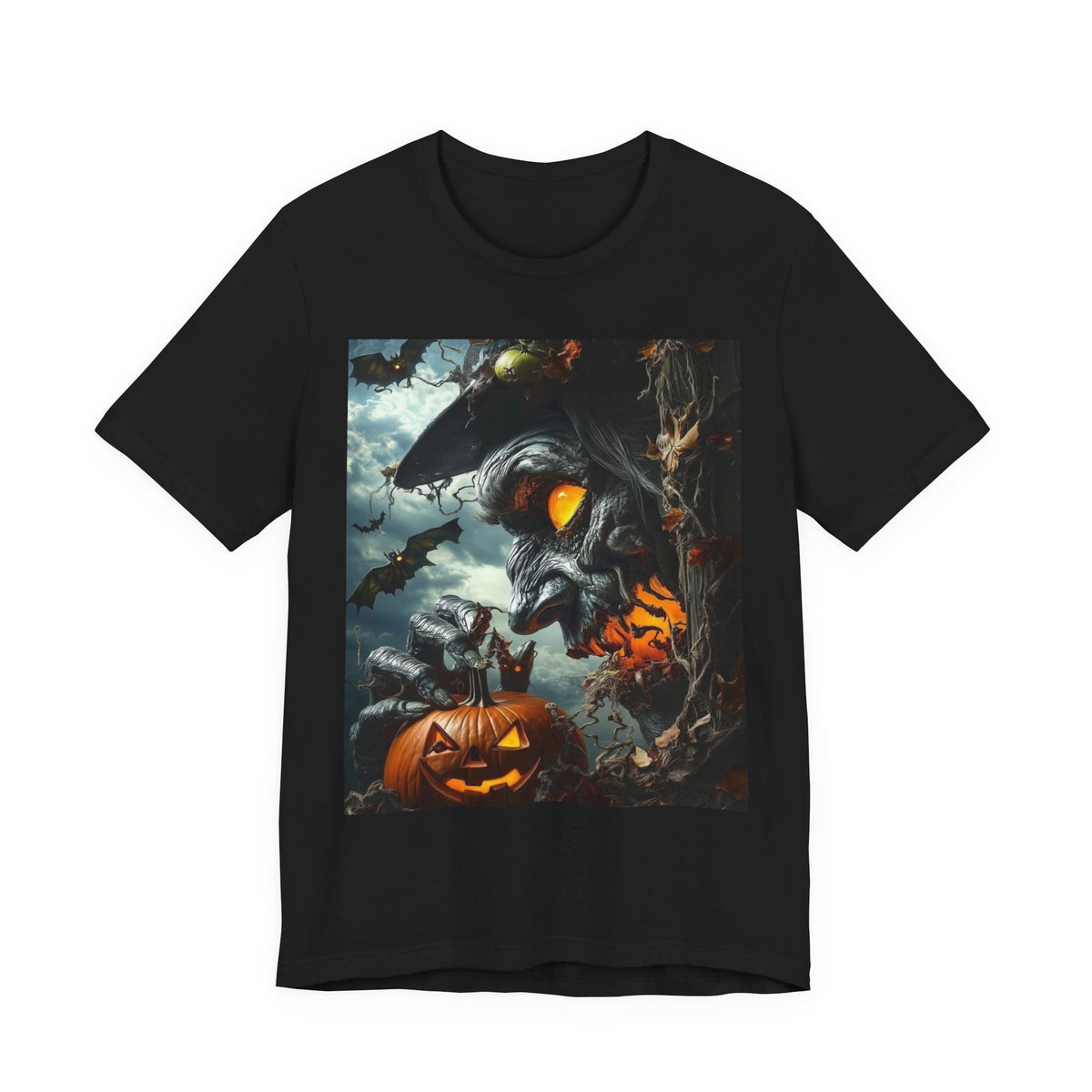 Halloween Jack-O'-Lantern Pumpkin Patch T-Shirt (MAN)