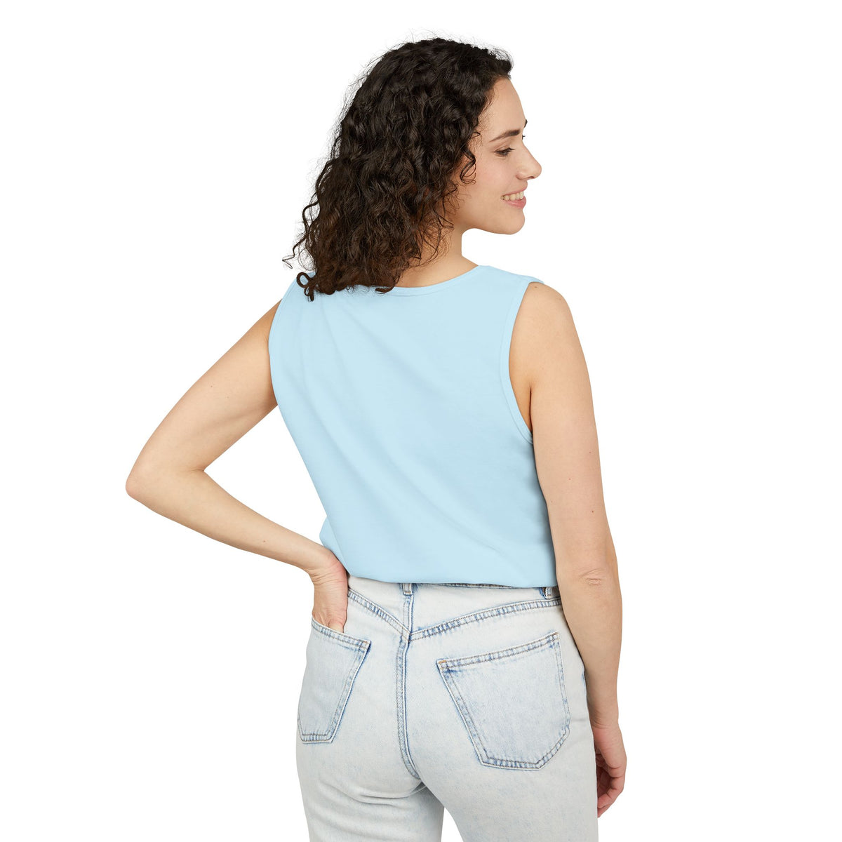 Halloween Pumpkin-Lit Street Tank Top (Woman)