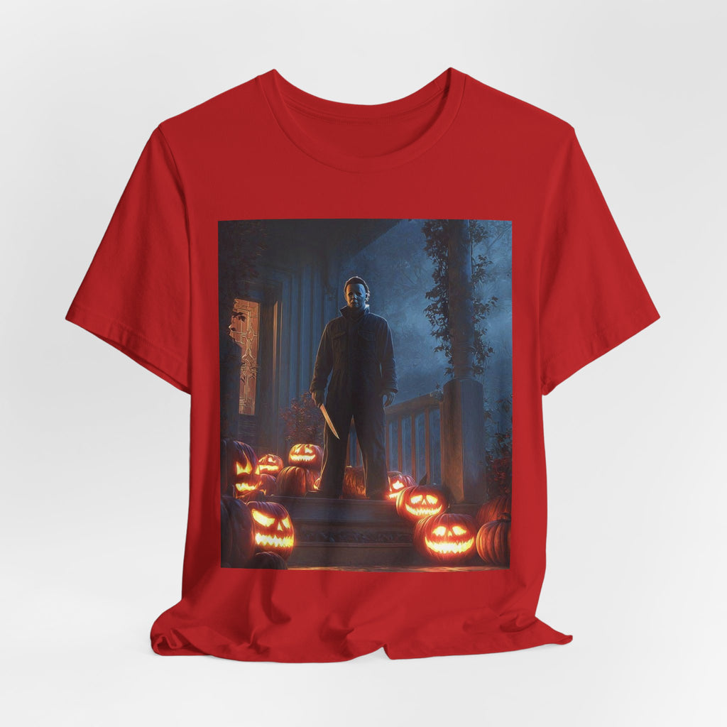 Halloween Jack-O'-Lantern Pumpkin Patch T-Shirt (Man)