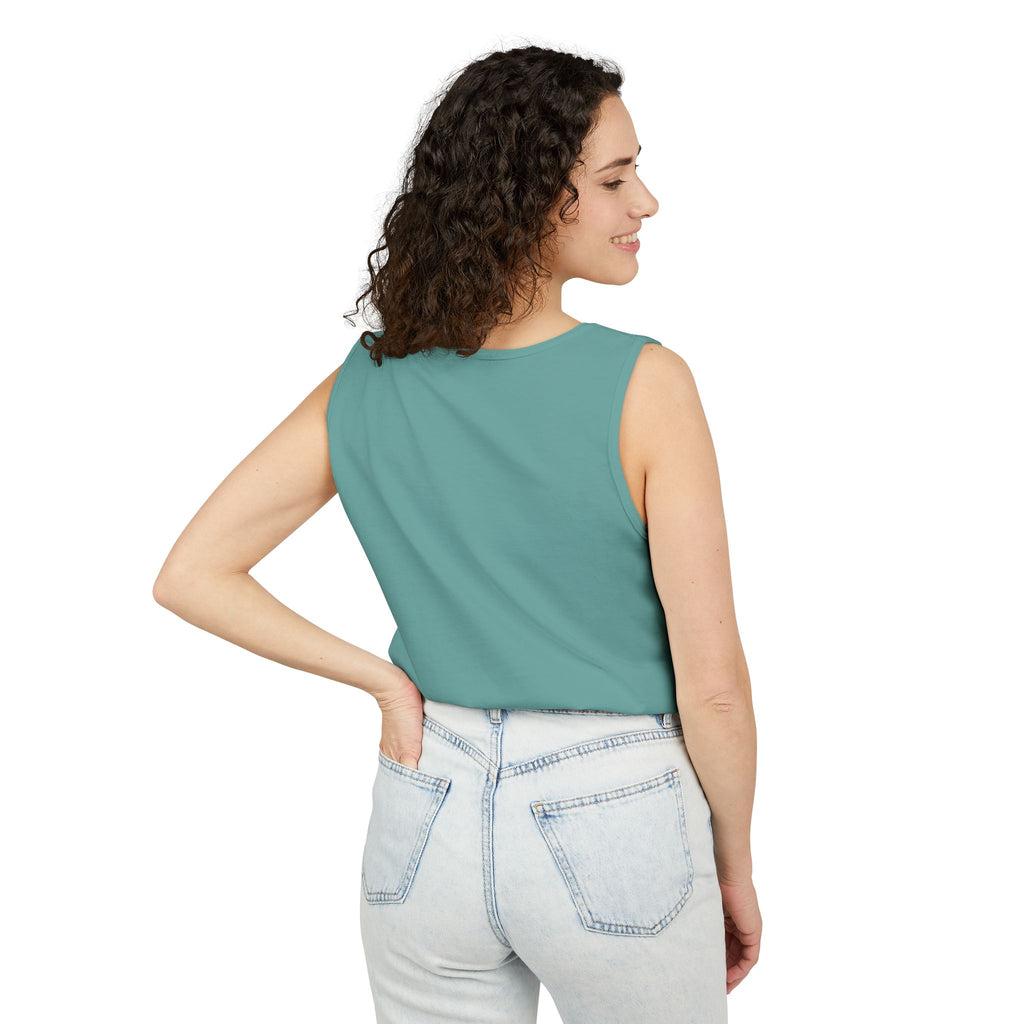 Halloween Pumpkin-Lit Street Tank Top (Woman)