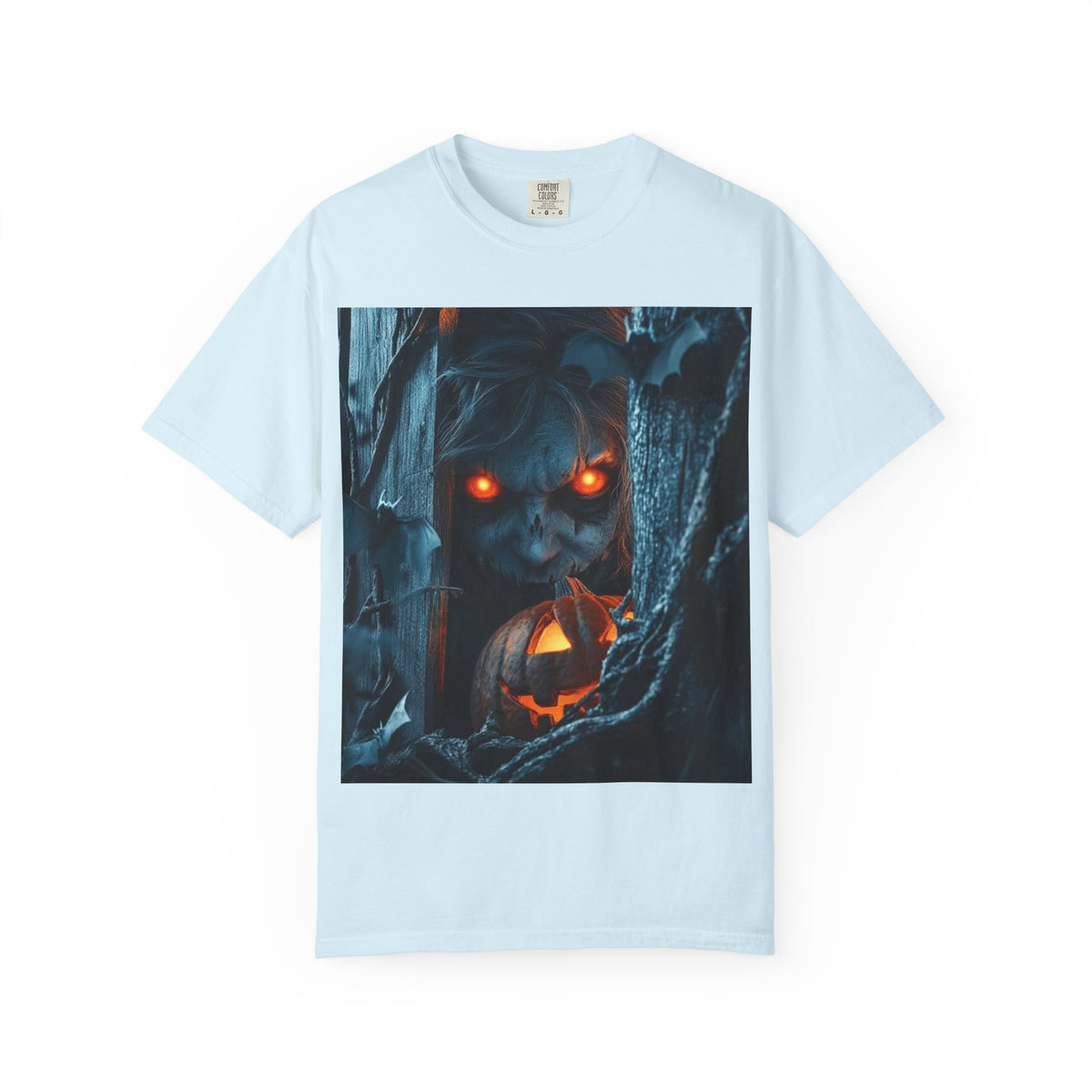 Halloween Werewolf Pumpkin Graphic T-Shirt (Man)