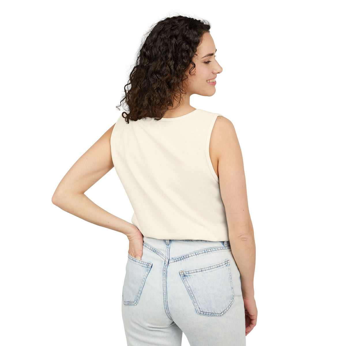 Halloween Pumpkin-Lit Street Tank Top (Woman)