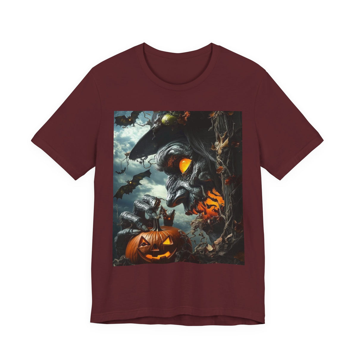 Halloween Jack-O'-Lantern Pumpkin Patch T-Shirt (MAN)