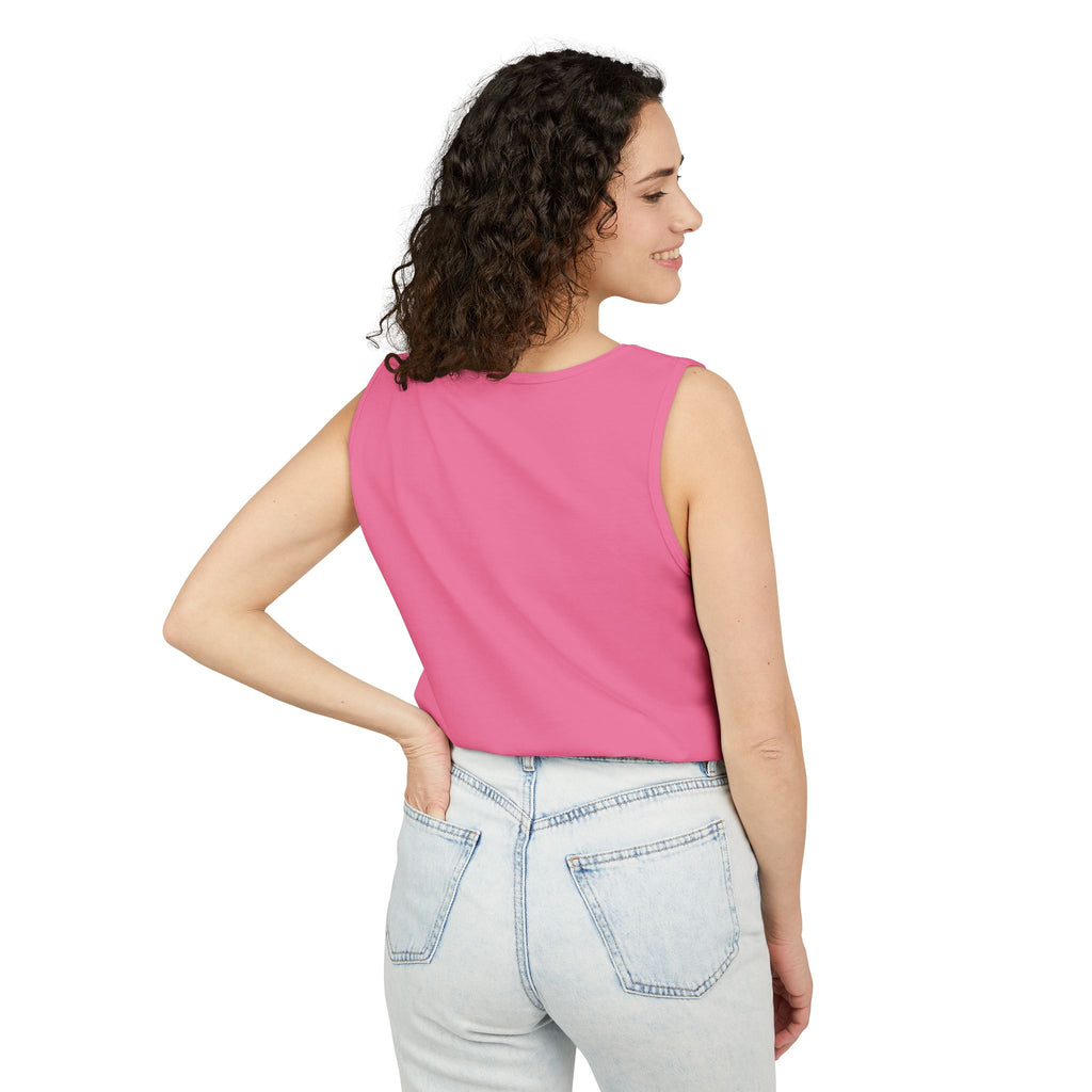 Halloween Pumpkin-Lit Street Tank Top (Woman)
