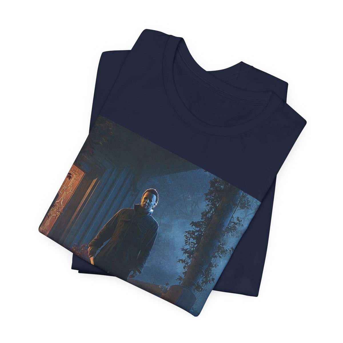 Halloween Jack-O'-Lantern Pumpkin Patch T-Shirt (Man)