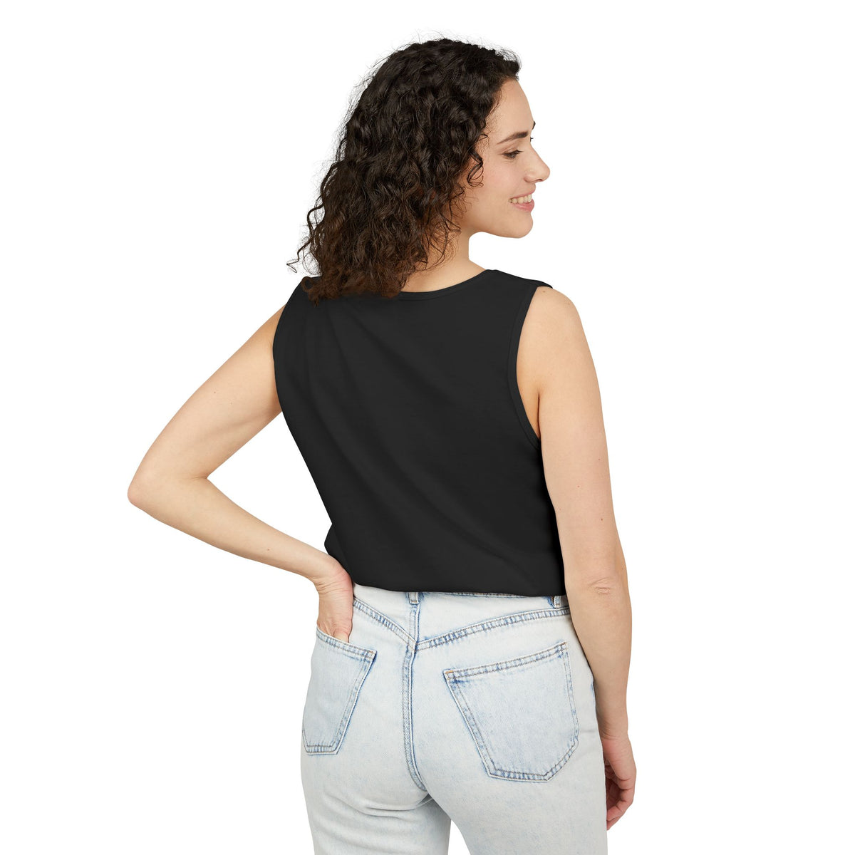 Halloween Pumpkin-Lit Street Tank Top (Woman)