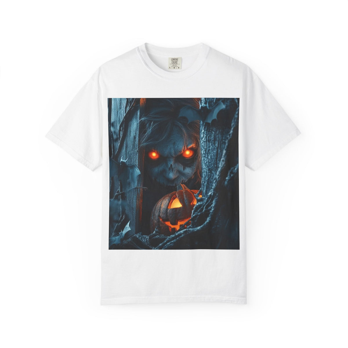 Halloween Werewolf Pumpkin Graphic T-Shirt (Man)