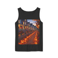 Halloween Pumpkin-Lit Street Tank Top (Woman)