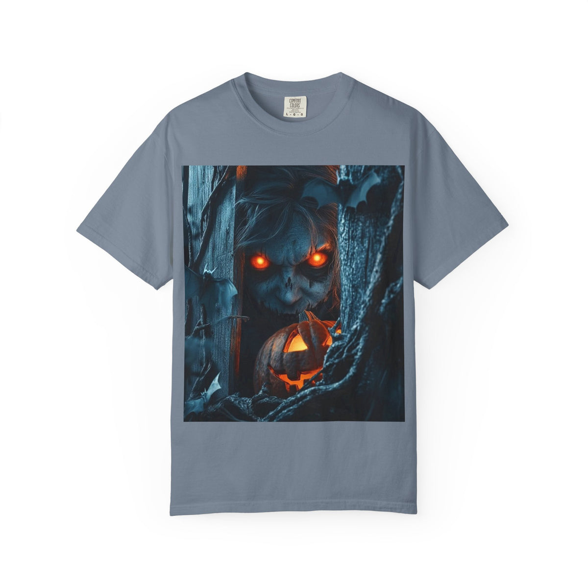 Halloween Werewolf Pumpkin Graphic T-Shirt (Man)