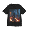Halloween Jack-O'-Lantern Pumpkin Patch T-Shirt (Man)