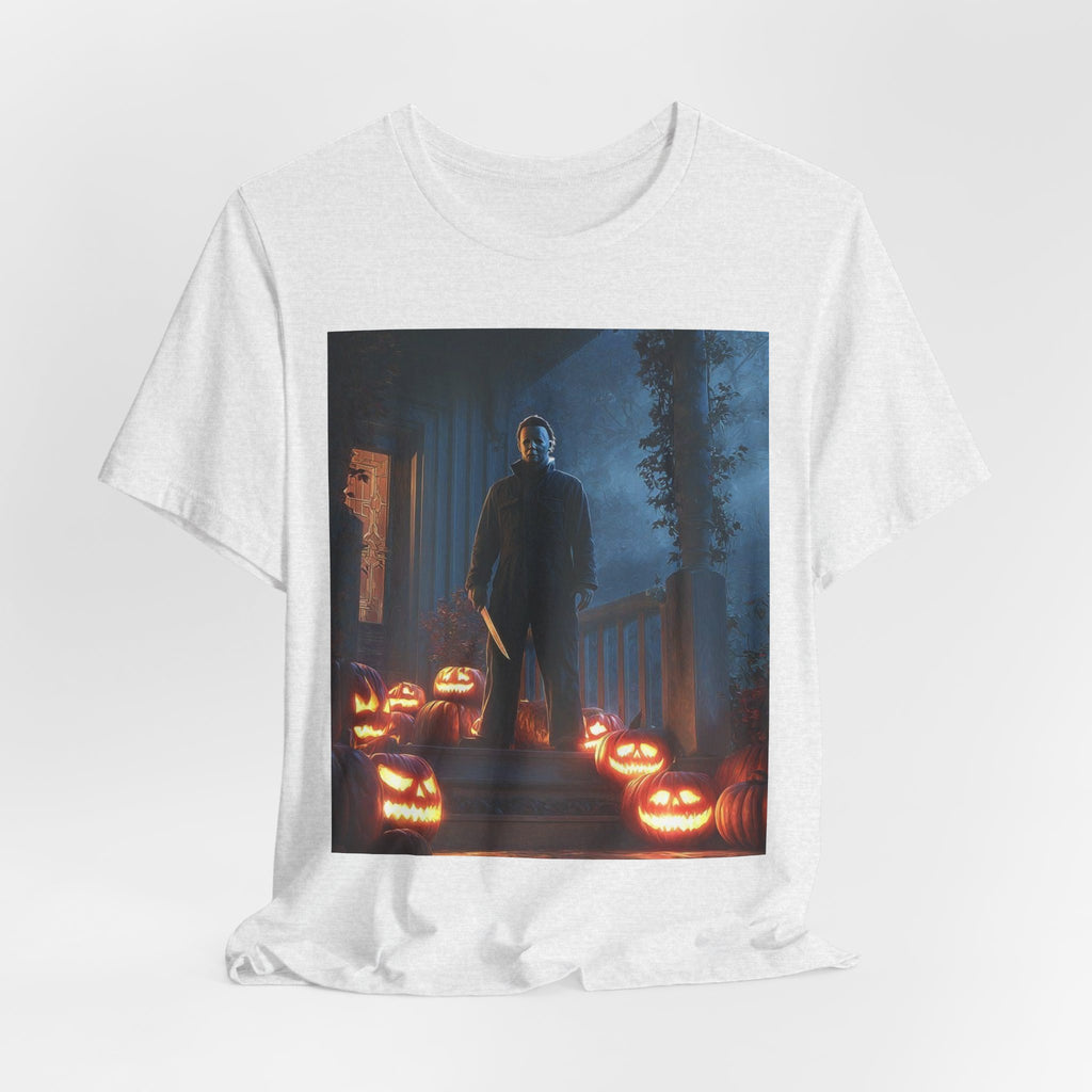 Halloween Jack-O'-Lantern Pumpkin Patch T-Shirt (Man)