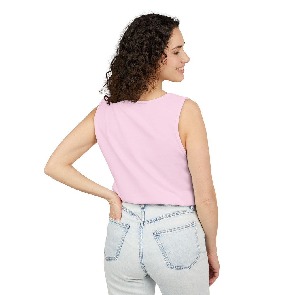 Halloween Pumpkin-Lit Street Tank Top (Woman)
