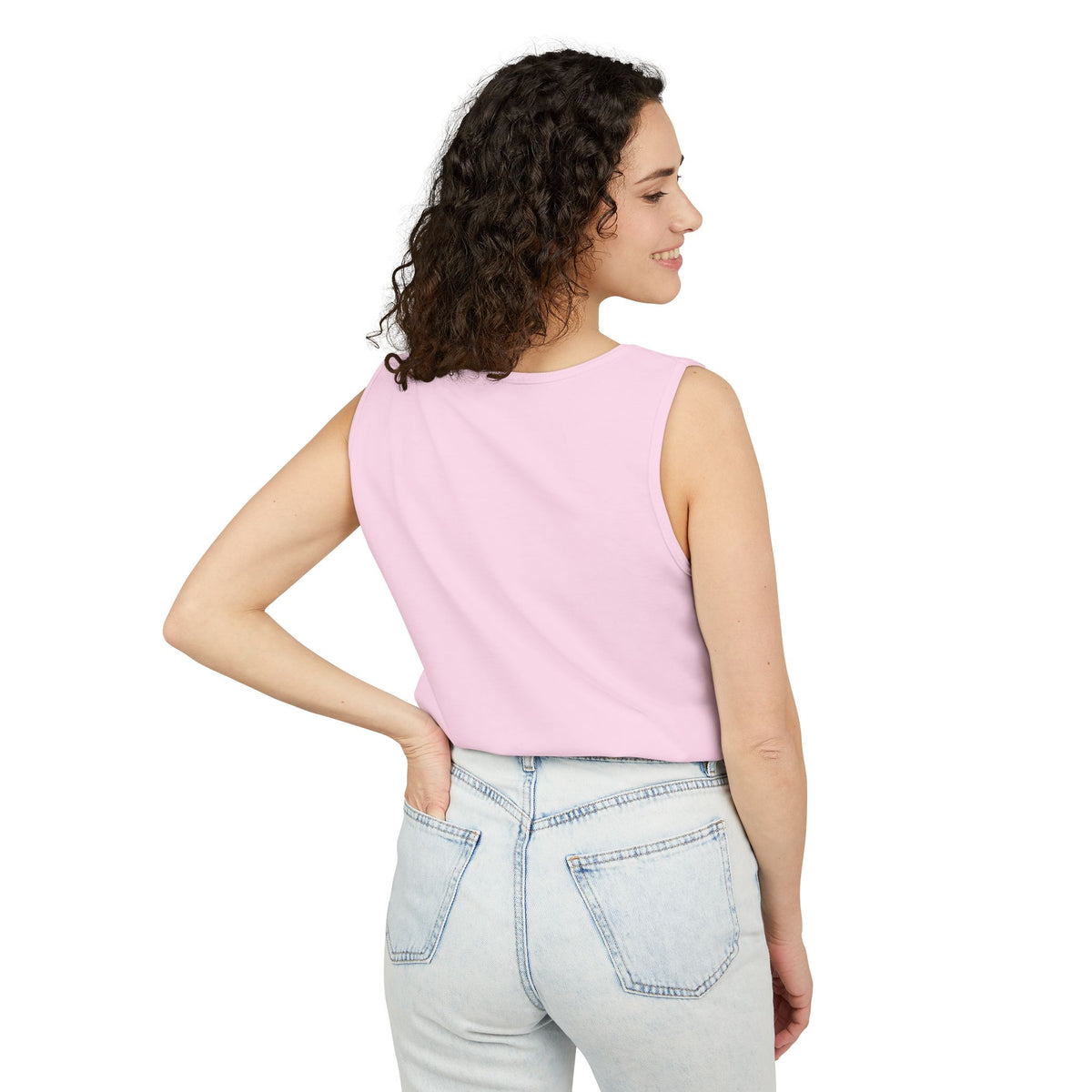 Halloween Pumpkin-Lit Street Tank Top (Woman)