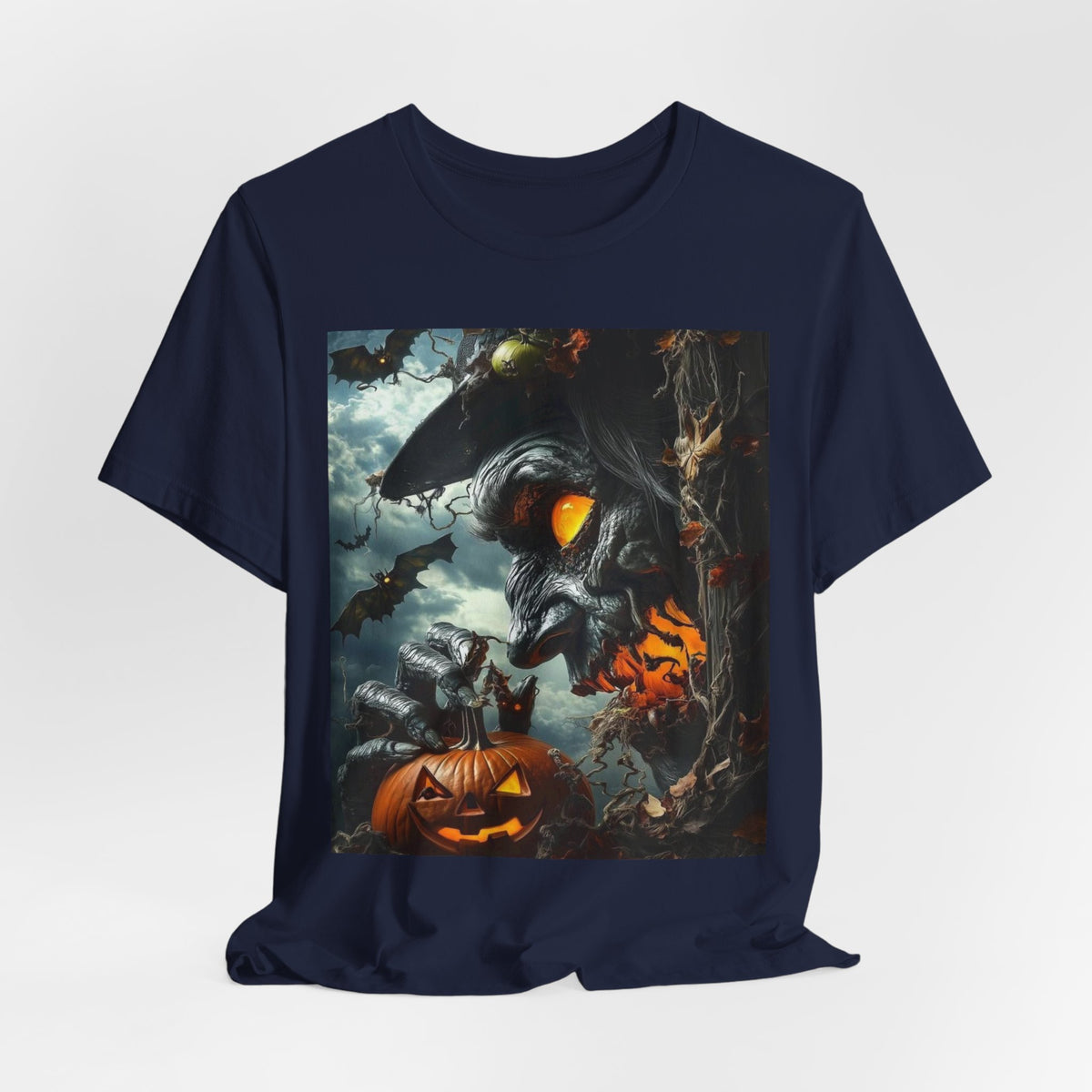 Halloween Jack-O'-Lantern Pumpkin Patch T-Shirt (MAN)