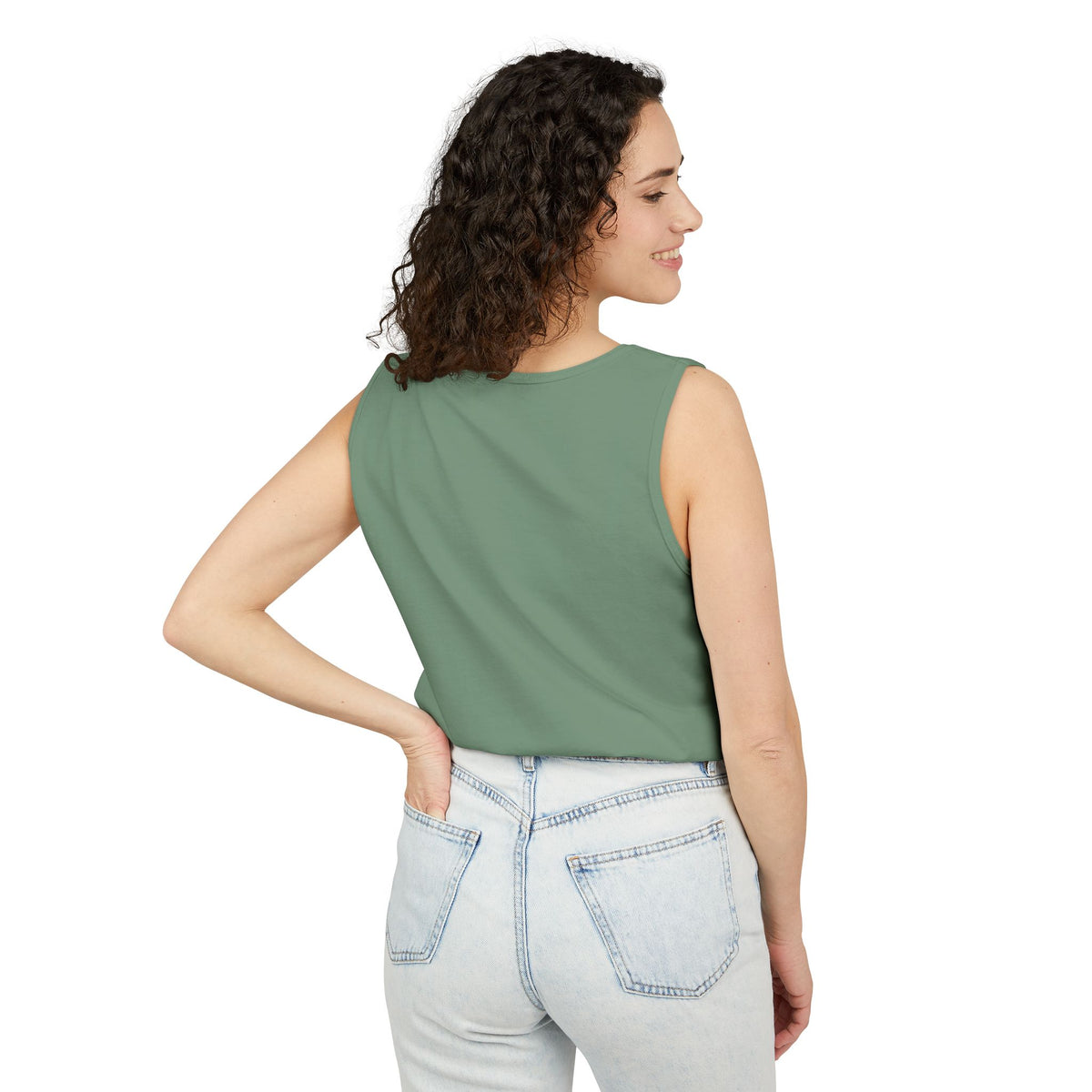 Halloween Pumpkin-Lit Street Tank Top (Woman)