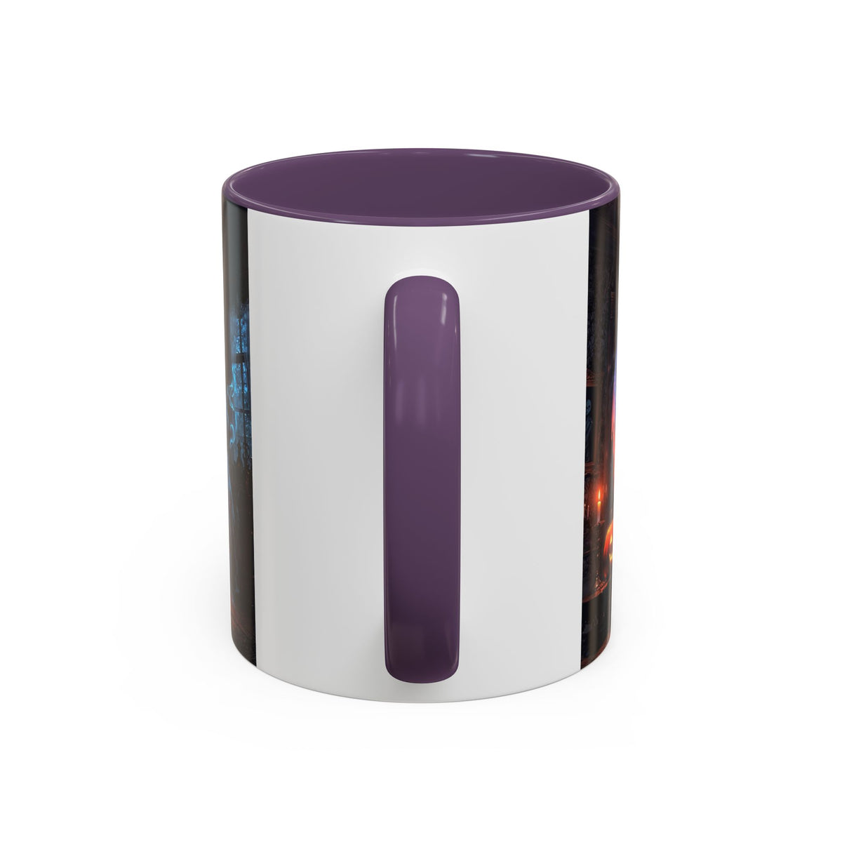 Halloween Ghost and Pumpkin Accent Coffee Mug