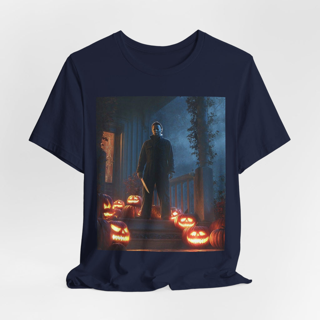 Halloween Jack-O'-Lantern Pumpkin Patch T-Shirt (Man)