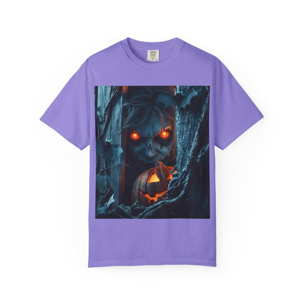 Halloween Werewolf Pumpkin Graphic T-Shirt (Man)