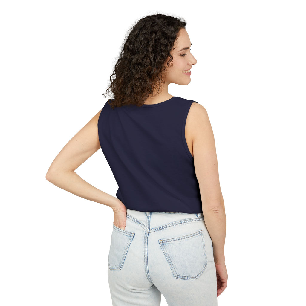 Halloween Pumpkin-Lit Street Tank Top (Woman)