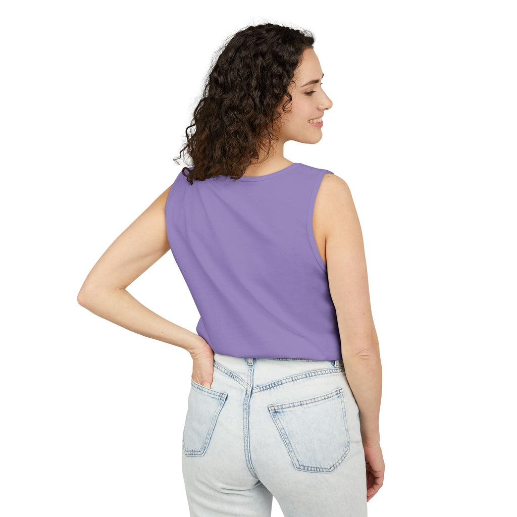 Halloween Pumpkin-Lit Street Tank Top (Woman)