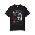 Halloween Horror Skull T-Shirt — Retro Moon & Mask Graphic