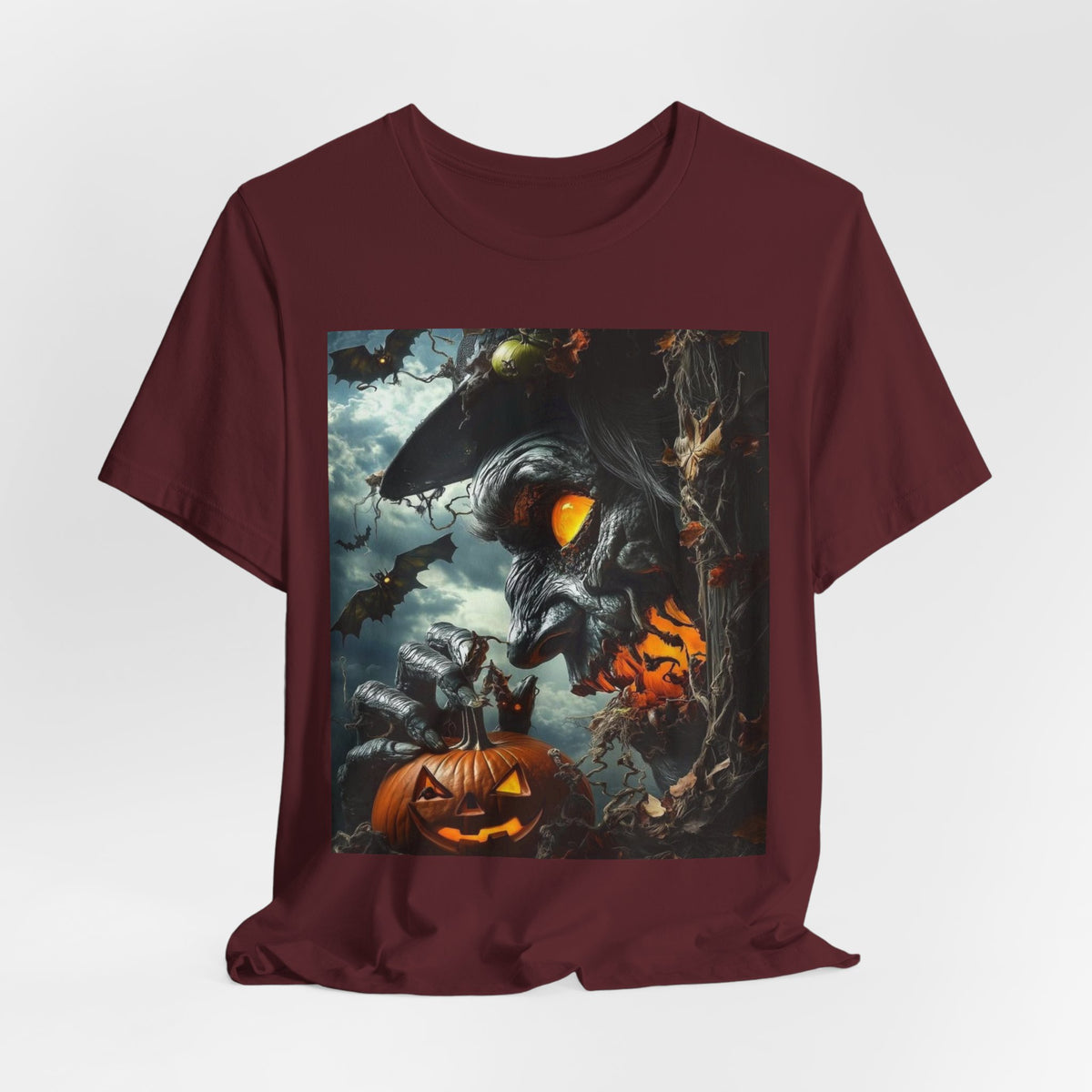 Halloween Jack-O'-Lantern Pumpkin Patch T-Shirt (MAN)