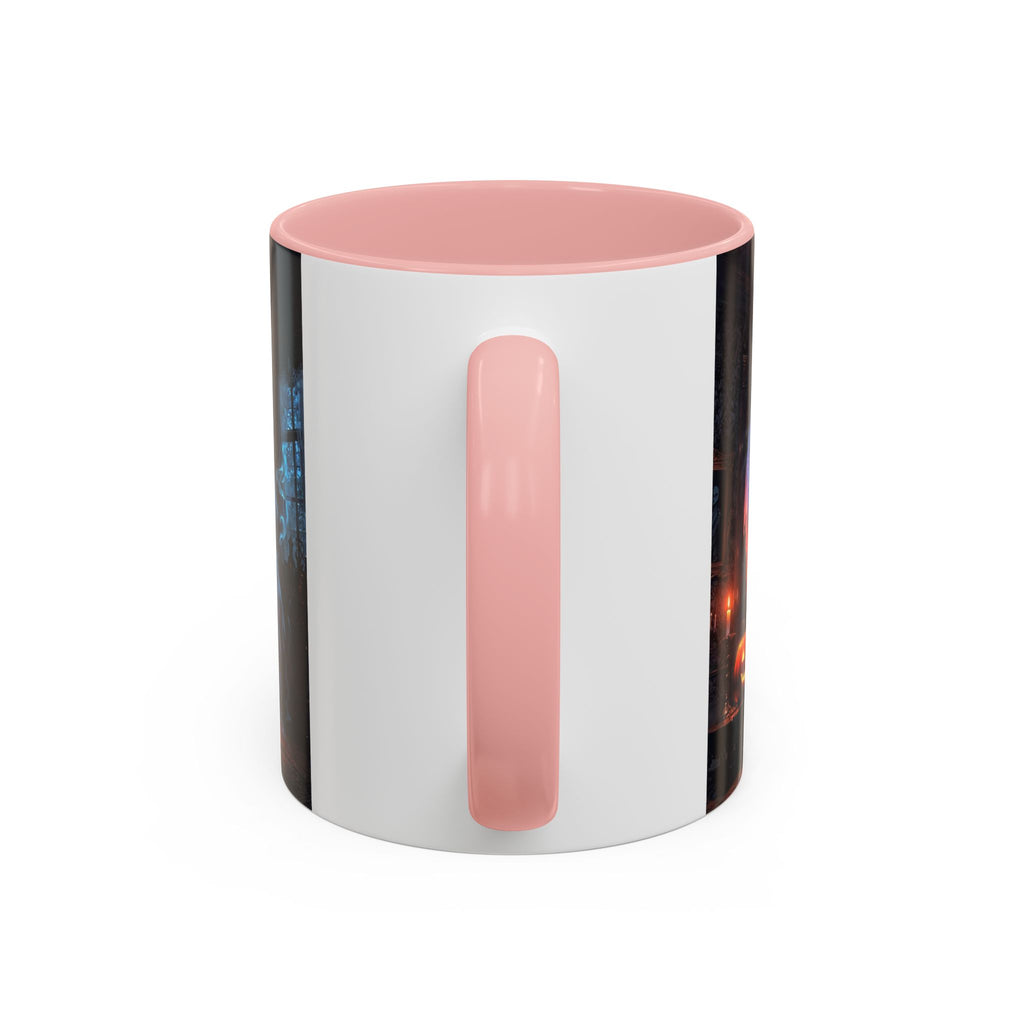 Halloween Ghost and Pumpkin Accent Coffee Mug