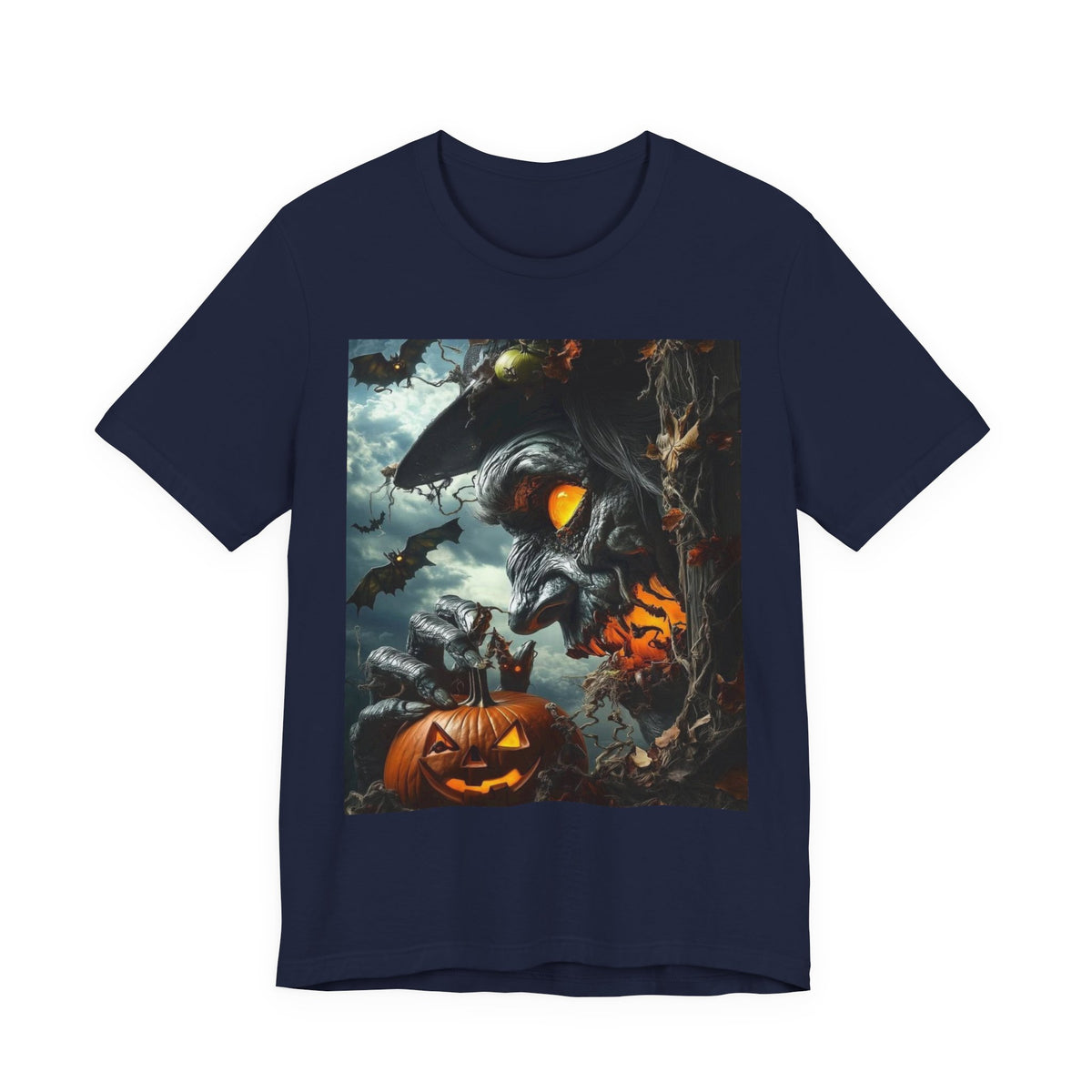 Halloween Jack-O'-Lantern Pumpkin Patch T-Shirt (MAN)