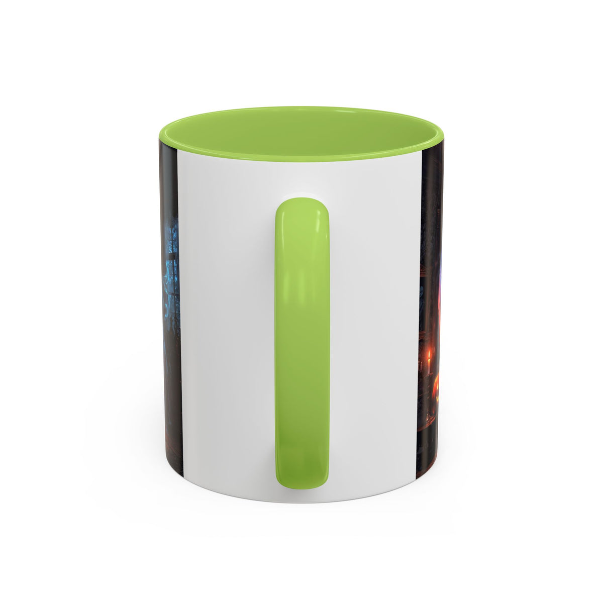 Halloween Ghost and Pumpkin Accent Coffee Mug
